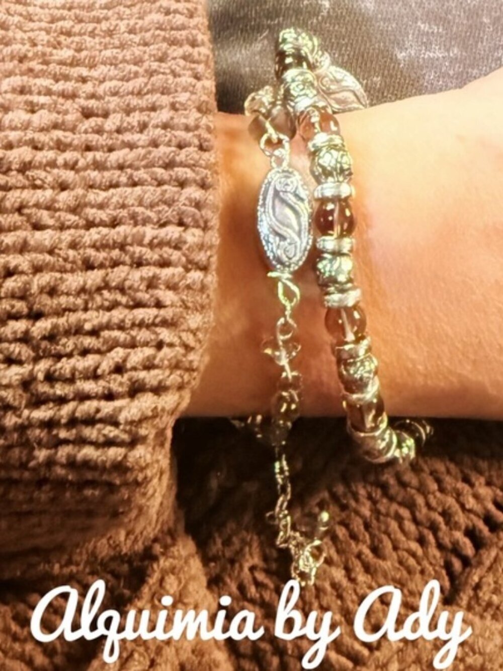 WESTERN NEUTRAL + Smoky Quartz gemstones curated stack + Bracelets